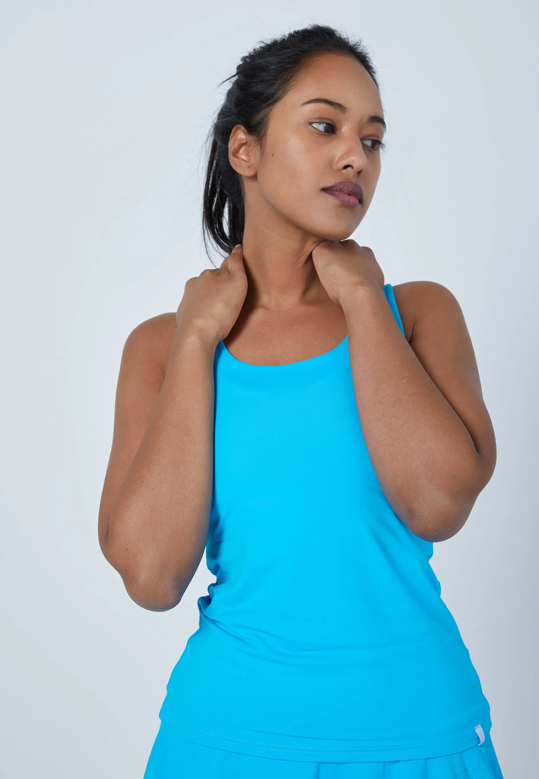 Tennis Tank Top, turquoise new