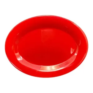 Thunder Group CR209PR 9-1/2" x 7-1/4" Melamine Platter Pack of 12