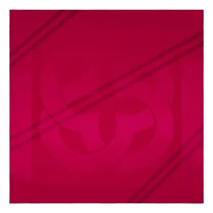 Timeless Silk Jacquard Scarf - Razzmatazz