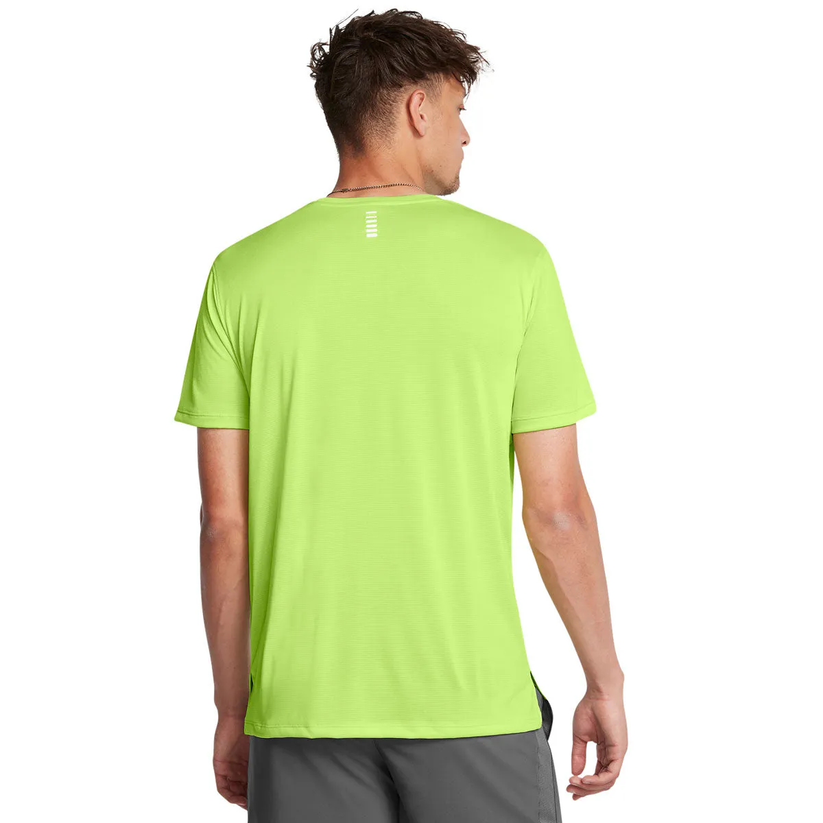 Under Armour Streaker Short Sleeve Running Tee - Mens - Morph Green/Reflective