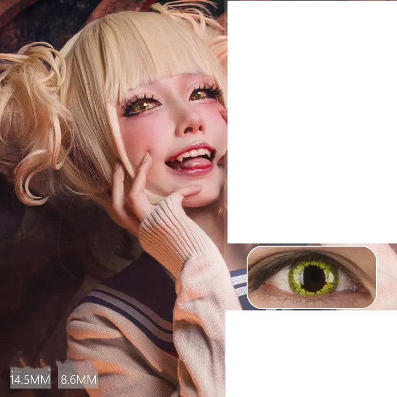Vibrant Large Diameter Color Contact Lenses in Elsa Blue