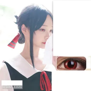 Vibrant Large Diameter Color Contact Lenses in Elsa Blue