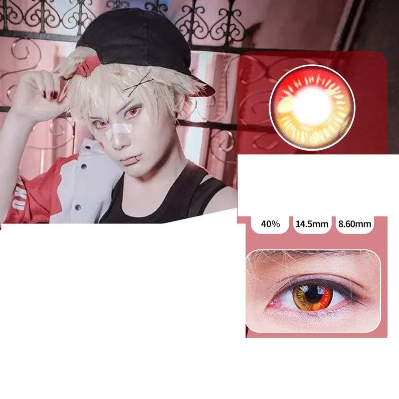 Vibrant Large Diameter Color Contact Lenses in Elsa Blue
