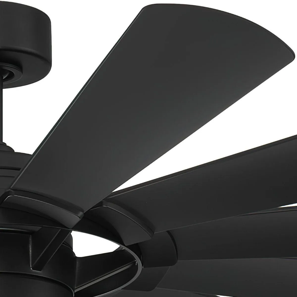 Wyndmill 65 Inch 3000K LED Smart Ceiling Fan, Matte Black
