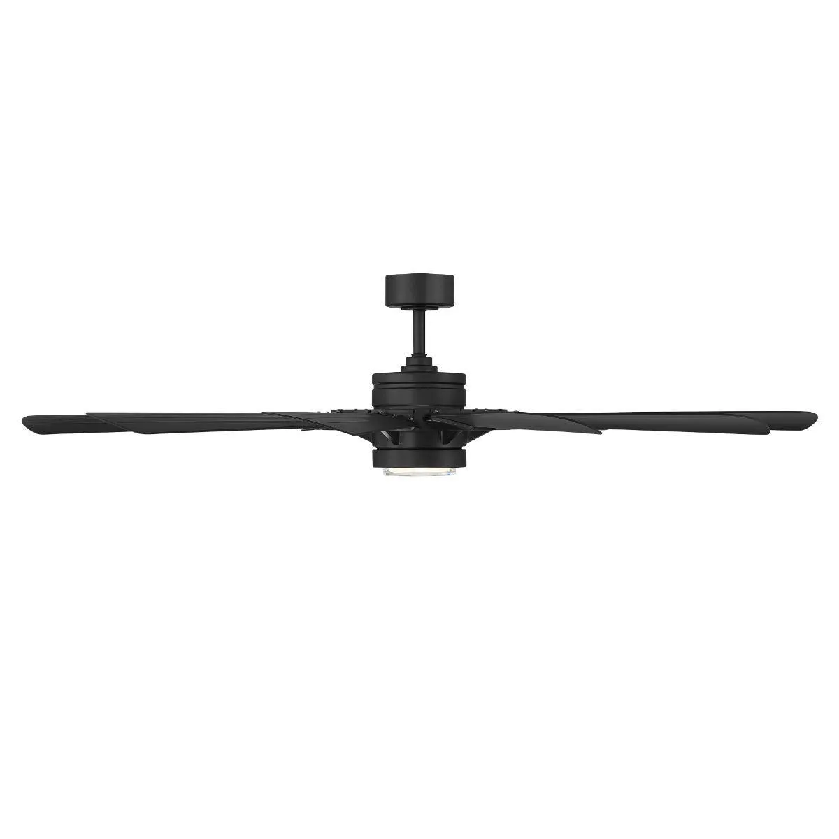 Wyndmill 65 Inch 3000K LED Smart Ceiling Fan, Matte Black