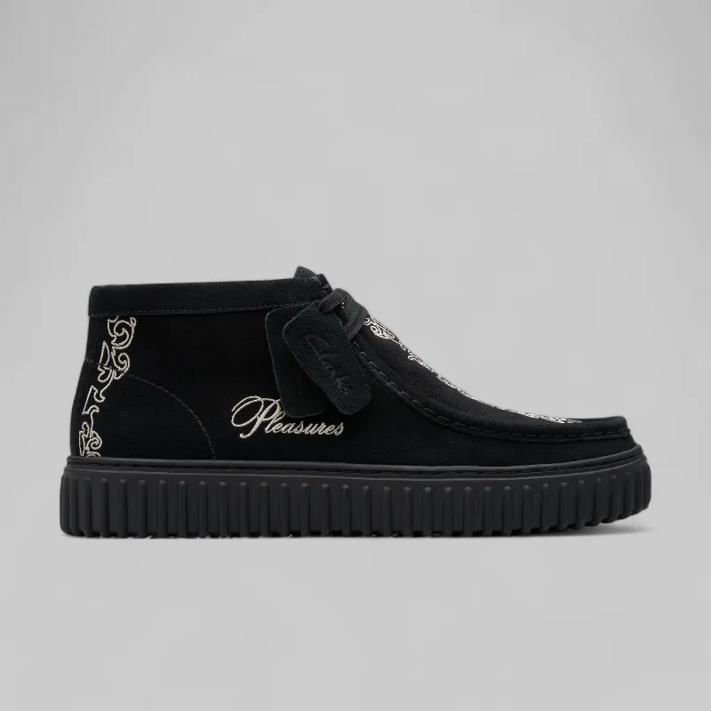 X Pleasures Torhill Woven - Black Suede