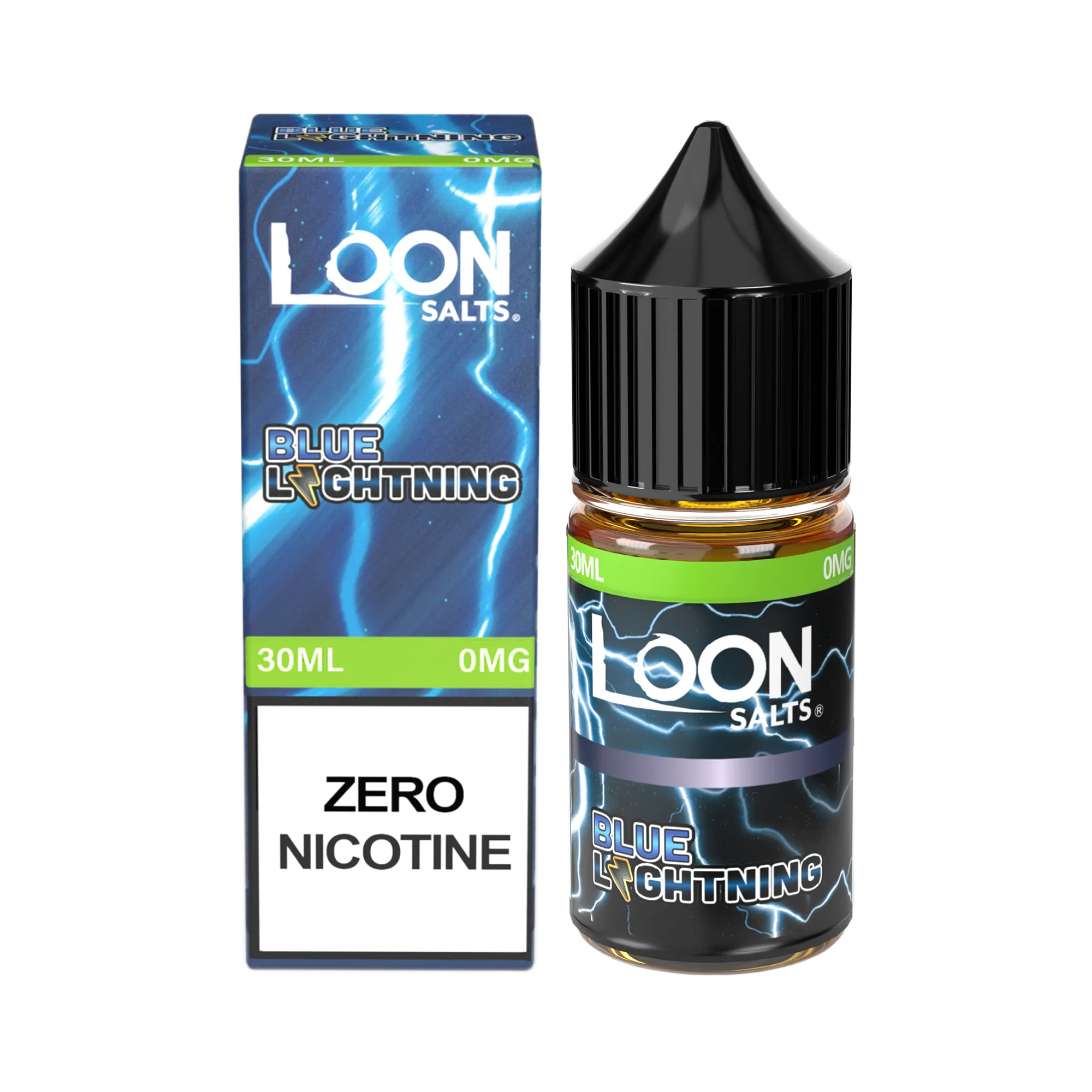 ZERO NICOTINE LOON SALTS -  BLUE LIGHTNING